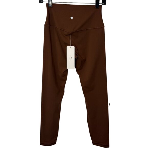 CRZ Yoga coffee brown Butterluxe yoga origin high-waist leggings size 10 NWT - Picture 6 of 10